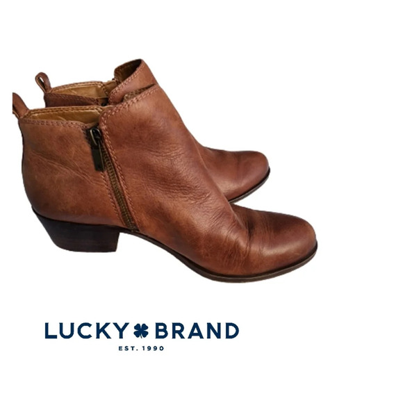 Lucky Basel double zip booties 8.5 - Picture 1 of 12